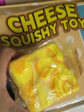 Cheese Squishy Yellow & Orange